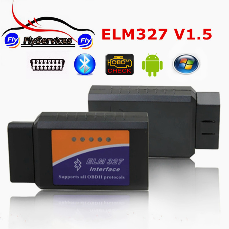 2016   ELM327 Bluetooth V1.5 OBD2 OBDII Bluetooth ELM 327 V1.5  25K80    Android Torque  