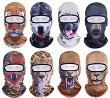 Hot Sale 2016 3D Animal Outdoor Sports Bicycle Cycling Motorcycle Masks Ski Hood Hat Veil Balaclava UV Protect Full Face Mask