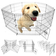 30″ 8 Panel Pet Play Exercise Cage