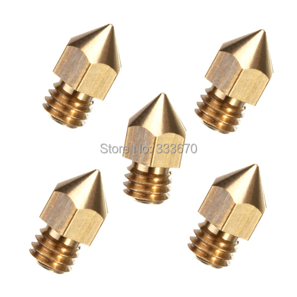 0 4mm 3D Printer Extruder for MakerBot Mk8 Nozzle Replacement Print Head Brass FREE SHIPPING