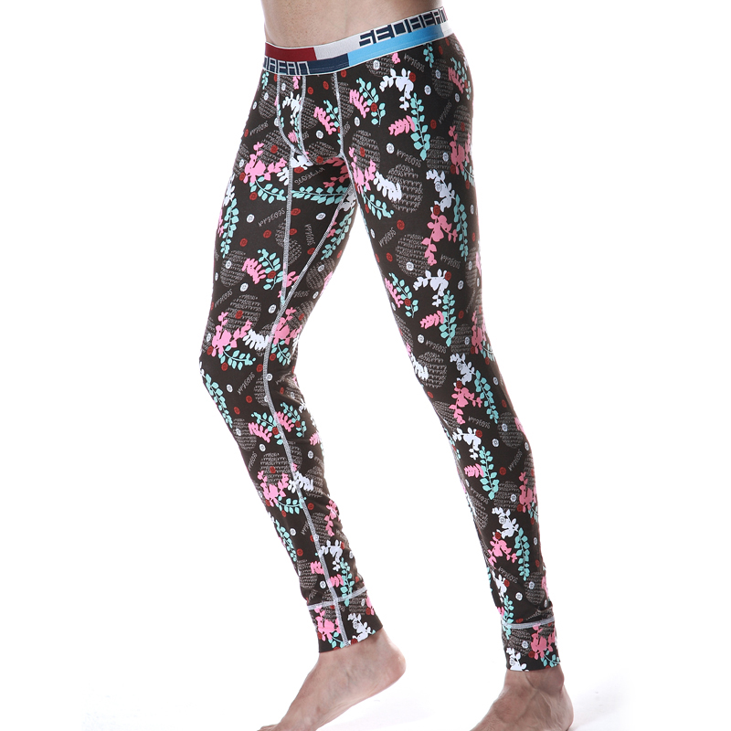 Seobean brand mens thermal underwears male long johns men's spandex