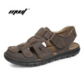 Italy Style Men Sandals Slippers Genuine Leather Outdoor Casual Men S Summer Shoes Gladiator Sandals For