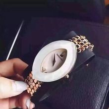 Little Swan color blue diamond dial ladies luxury watches Fixed with Crystal