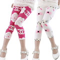 2 12T Printed kids leggings girls kids summer spring pants children trousers baby girls flower leggings