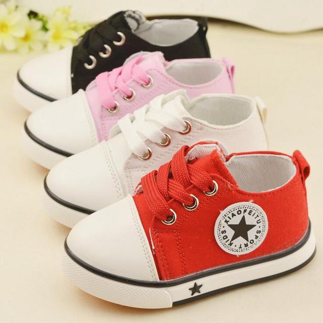 Удобные дети мода детьми кроссовки shoes мягкое дно ребенка малыша shoes мальчики девочки кроссовки размер обуви 21-25 ребенок холст мальчик девушка