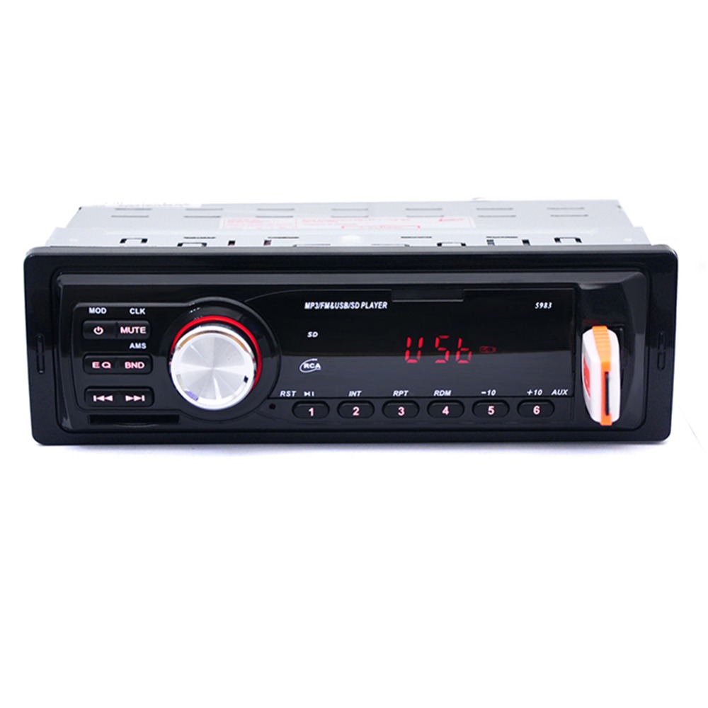New Arrival Car Stereo Audio Player FM Aux Input Receiver In-Dash SD USB In Dash Music MP3 Radio Player