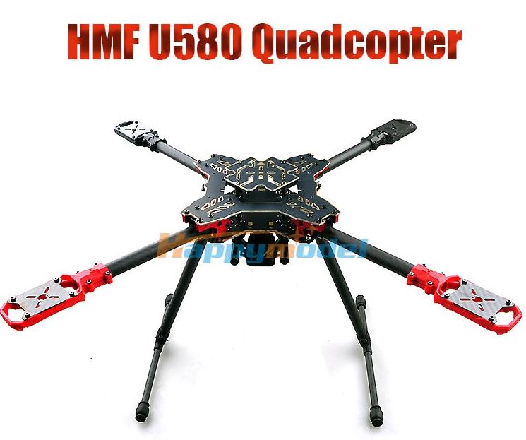 HMF U580 Totem Series RC Drone Quadcopter Frame Kit 4 Axis Foldable Rack Carbon Umbrella FPV Landing Gear