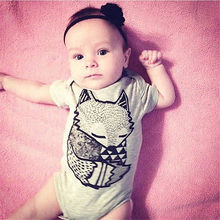 BABY BODYSUITS 100%Cotton Infant Body Short Sleeve Clothing Jumpsuit Printed Baby Boy Bodysuits