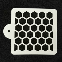 5 Inch Eco-Friendly Plastic Honeycombed Design Cake Stencil Bakeware Kitchen Accessories