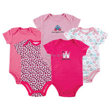 Luvable Friends 5 Pieces lot Newly Cotton Baby Rompers Toddler Jumpsuit Carters Baby Girls Boys Newborn