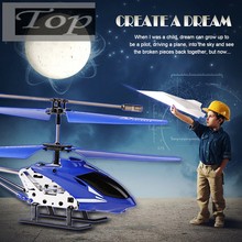 3.5 CH Infrared Mini Remote Control RC Helicopter Drone Gyro Blue