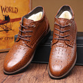 Luxury Brand Big Size Men s Genuine Leather Boots High Quality Handmade Super Warm Plush Ankle