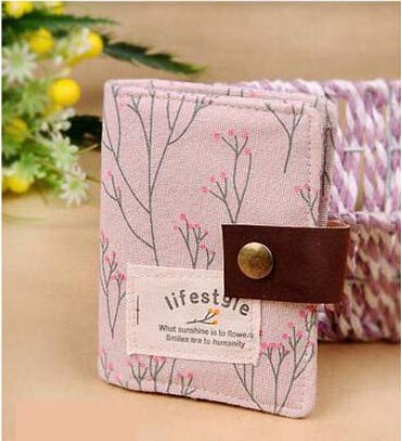 New-Fashion-Fabric-Floral-Bank-Card-Bag-Zakka-Casual-ID-Credit-Card-Wallet-Holder-for-Girl