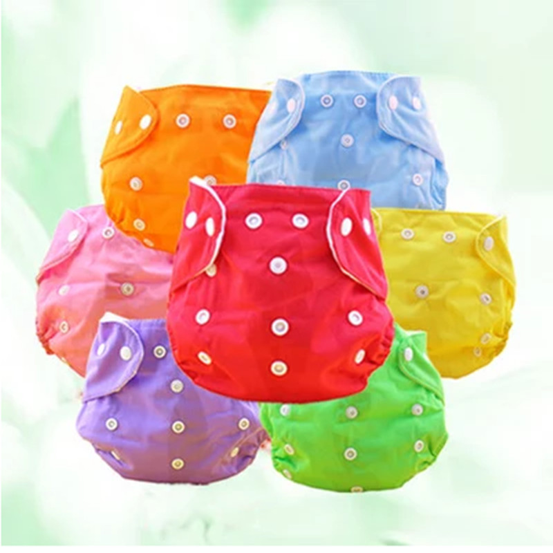 Baby Reusable Diapers Nappies Washable Newborn Ajustable Diapers Nappy Changing Diapper Children Washful Cloth Diapers