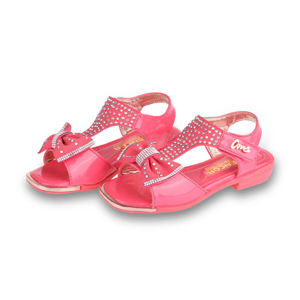 Summer New Arrive children beach sandals Casual Kids Shoes For Girl Sandals Bow Fashion Pink Princess Mini Melissa Shoes (3)