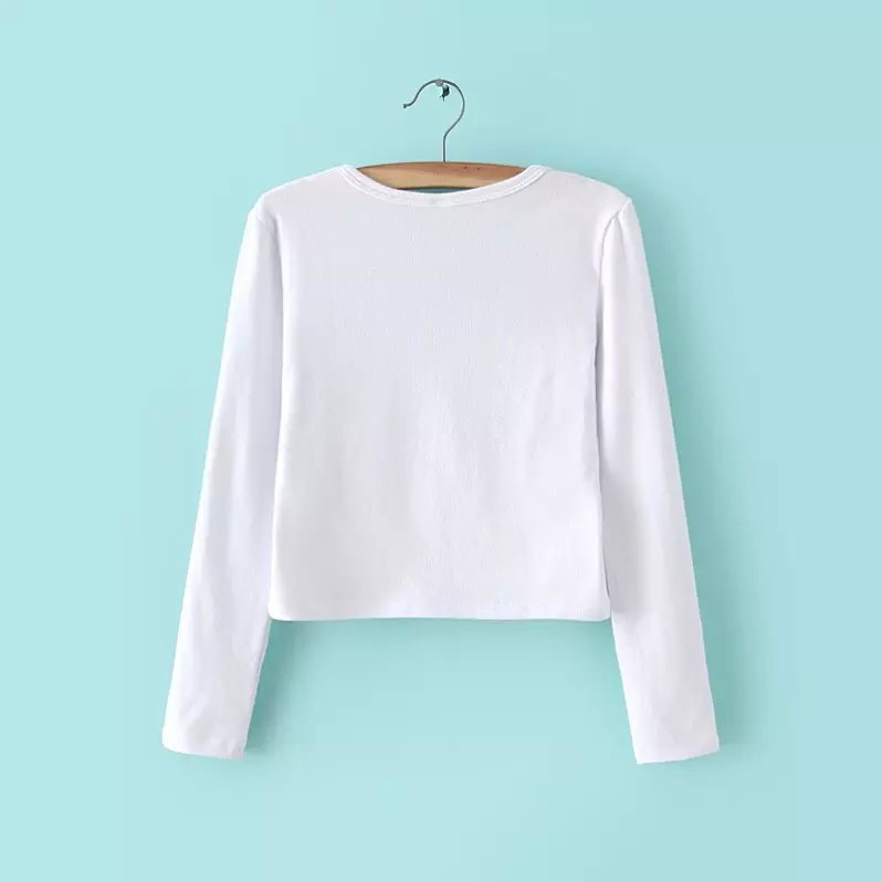 Plain white long sleeve top Discover the long sleeve tops at ASOS. Shop the latest women's long sleeve t-shirts from lace tops to baseball t-shirts, find the perfect style at ASOS.