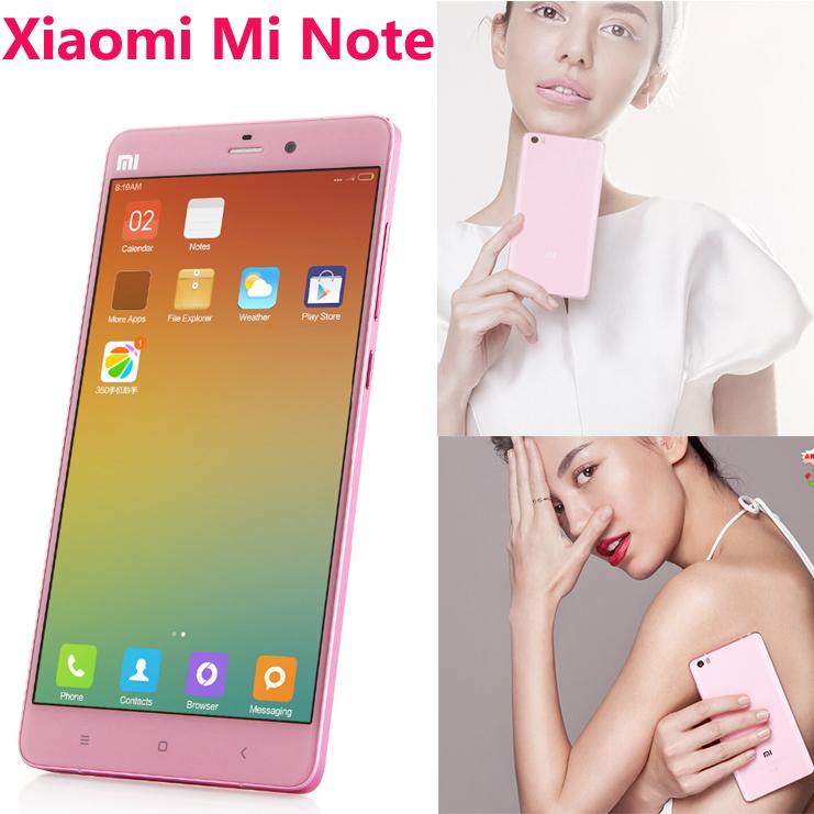 Original Xiaomi Mi Note MiNote Pink 4G FDD LTE 5 7 1920x1080 Snapdragan801 Quad Core 13MP