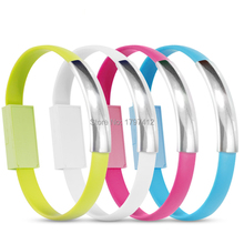 2015 new colors micro usb 2.0 fashion bracelet data cable line charging line for The Android system smartphone
