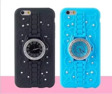 Luxury Watch Case Candy Silicon Phone Cover Fashion Silicone Case For iphone 6 6S Plus 5