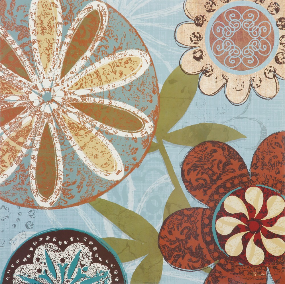 Aliexpress.com: acheter bleu clair vintage floral illustration ...