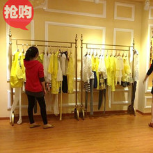Iron clothing rack clothing display racks clothing store for men and women shelf floor display racks Specials