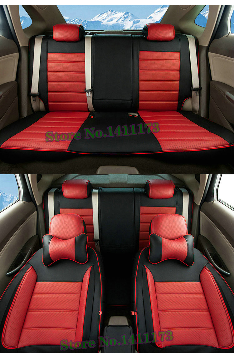 CARTAILOR Car Seat Covers & Supports PU Leather for Infiniti G35 G37