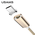 Original USAMS Micro USB Magnetic Cable 2 1A Nylon Sync Charger Cable for iPhone 6 s