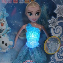 Elsa Doll Toys Music Singing Let it go Glow Saying Story Kids Girl Learning Machine Child Toy