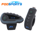 Fodsports V8 Remote Control 5 riders motorcycle bluetooth helmet intercom bt interphone headset with FM moto