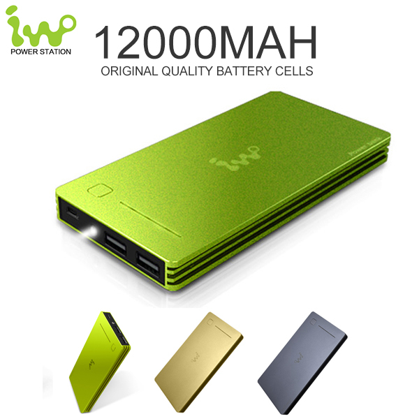   iWo      12000    Powerbank  iPhone  Xiaomi  Samsung