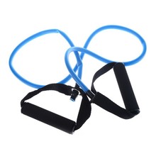 New Health Elastic Fitness Exercise Sport Body Stretching Belt Pull Rope Strap with handle Sport Resistance