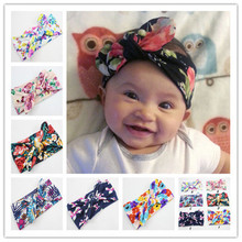 2016 new European style cross printed hairband headband Bohemia baby kids children headbands for girls hair accessories hat&cat