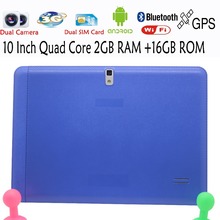 10 Original 3G Phone Call Android Quad Core Android 4 4 CE Certification Tablet WiFi GPS