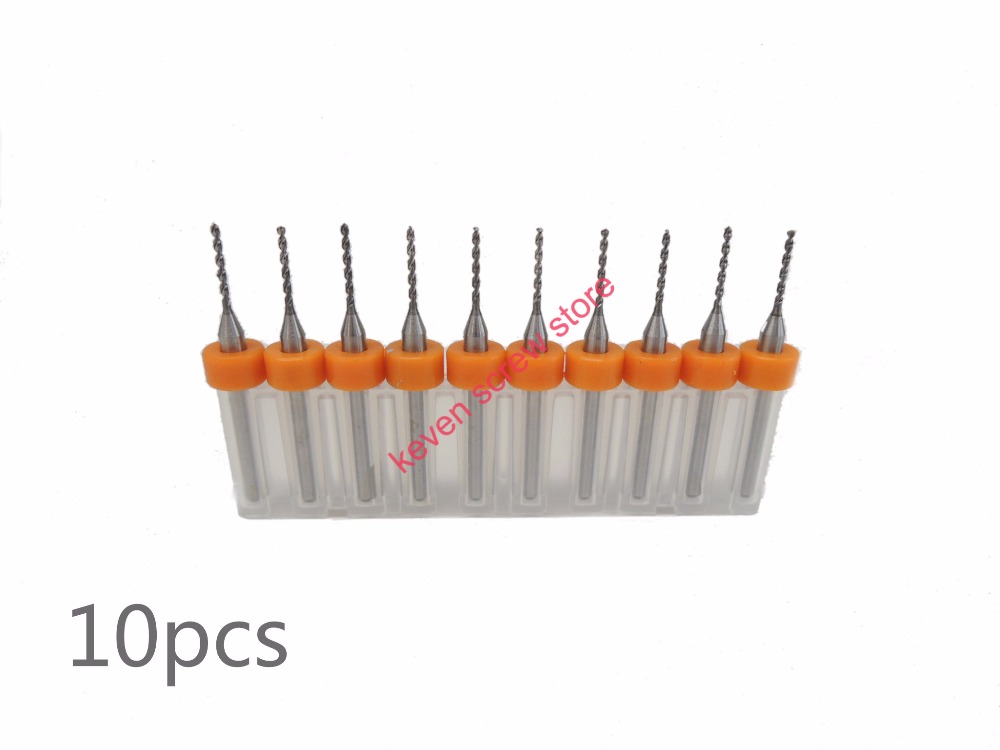 Freeshipping 10pcs Set 0 65mm High Quality Hard Alloy PCB Print Circuit Board Carbide Micro Drill
