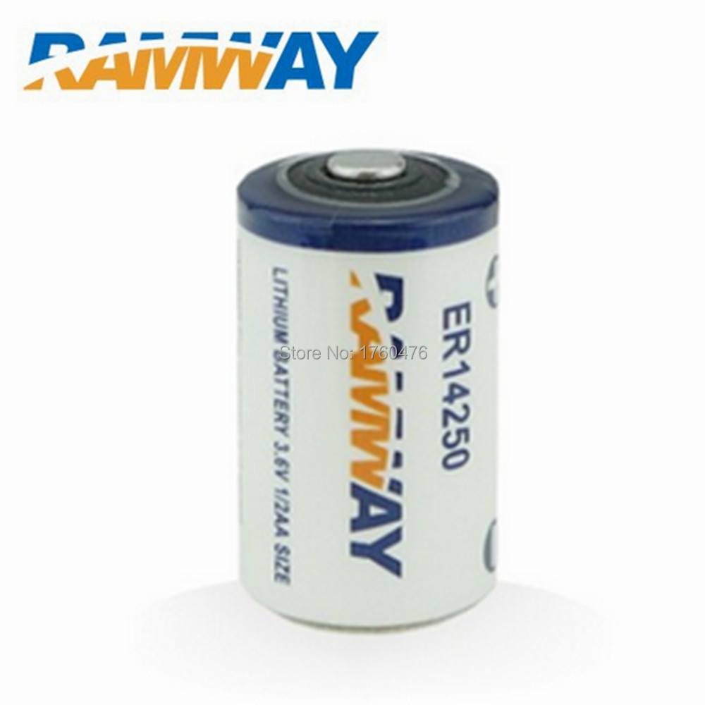 5pcs lot 3 6v lithium battery 1 2aa er14250 Ramway 1200mAh