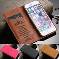 For iPhone 7 Plus Luxury Case for iPhone 6 6S Plus Flip Leather Cover Adsorption for