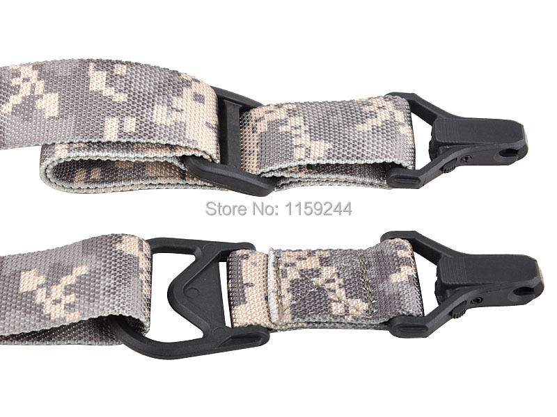 2pcs lot F18 Camouflage Hunting Gun Sling Tactical Hunting Sport Shooting Gun Airsoft 3 Point Adjustable