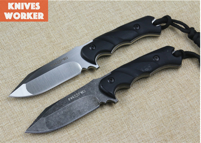 Fox Fixed Blade Knife Outdoor Survival Camping Knives Tactical Knife G10 Handle D2 Blade Outdoor Tools