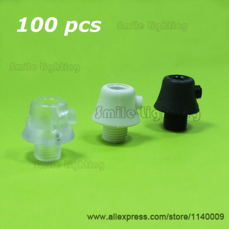 100pcs/lot Cable Grip Plastic Strain Relief Threaded Cord Gripin