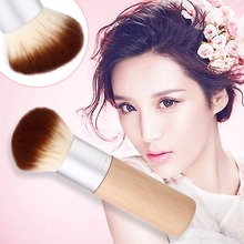 2015 Beauty Make Up Blusher For Women Bamboo Bronzer Soft Cosmetic Foundation Powder Brush Makeup Blusher Tool pinceis maquiagem