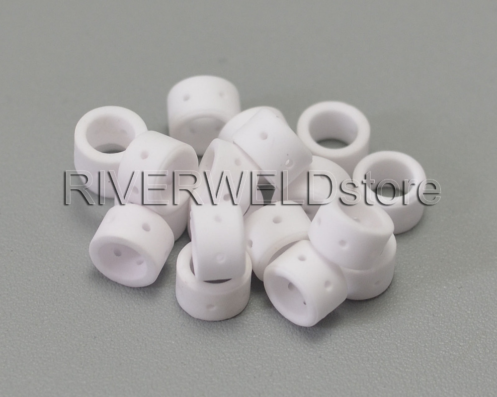 20pcs White Ceramics Plasma Cutter Cutting Torch Consumables for P80