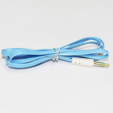 3 5mm Male to Male Stereo Audio Jack AUX Auxiliary Cable For iPod MP3 Blue HB88