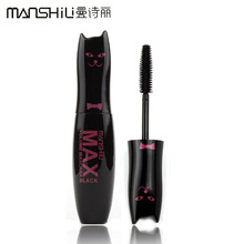 1Pcs Hot MANSHILI Makeup Volume Curling Mascara Waterproof Lash Extension Black Max Mascara Cosmetic For The Eyes #M535
