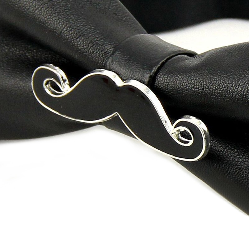 Fashion Mens PU Leather Black Bowtie for Bridegroom Wedding Gravata Slim Tuxedo Vestidos Skinny Cravat Neckwear Accessories5