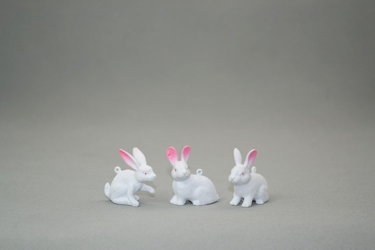 Online Buy Wholesale small plastic rabbits from China small plastic