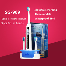 Sonic Electric Toothbrush ultrasonic Tooth brush oral hygiene care tools Inductive charging Washable Sg-909 Seago new deisgn