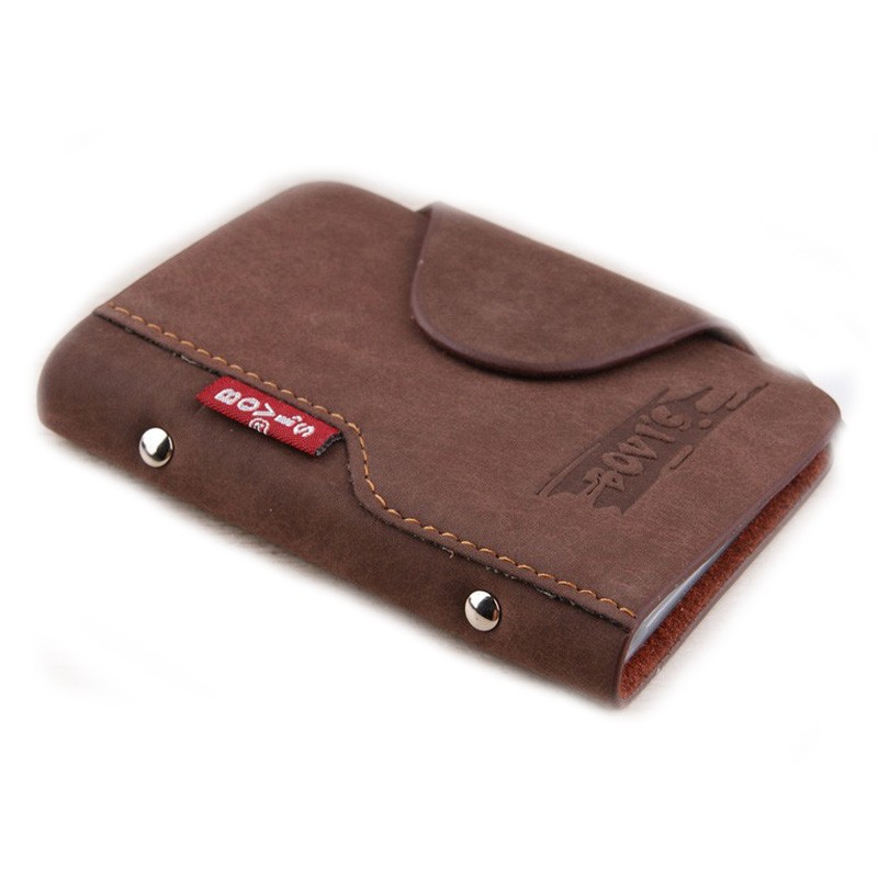 bovis leather business card