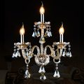 European Style Crystal wall Lamp luxury Bedroom Bedside Wall Aisle Ktv Candle K9 crystal wall lamp