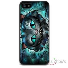 Alice Cheshire Cat Protector back skins mobile cellphone cases for iphone 4/4s 5/5s 5c SE 6/6s plus ipod touch 4/5/6