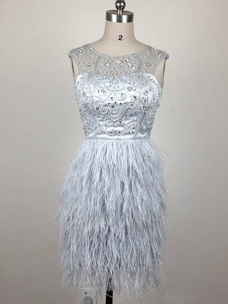 Popular Feather Cocktail Dress Buy Cheap Feather Cocktail Dress Lots